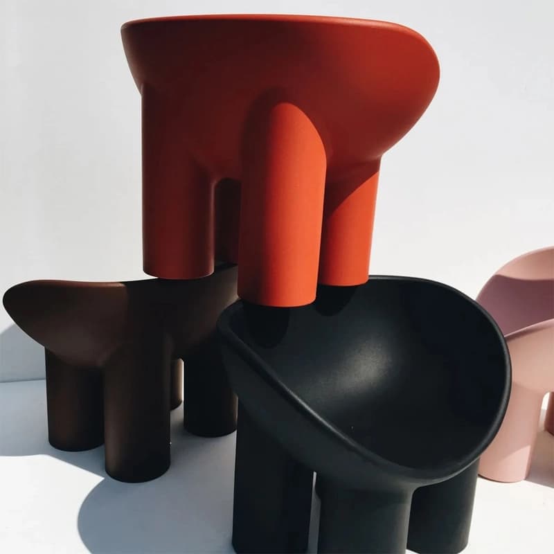 Fauteuil Roly Poly Rouge Brique DRIADE