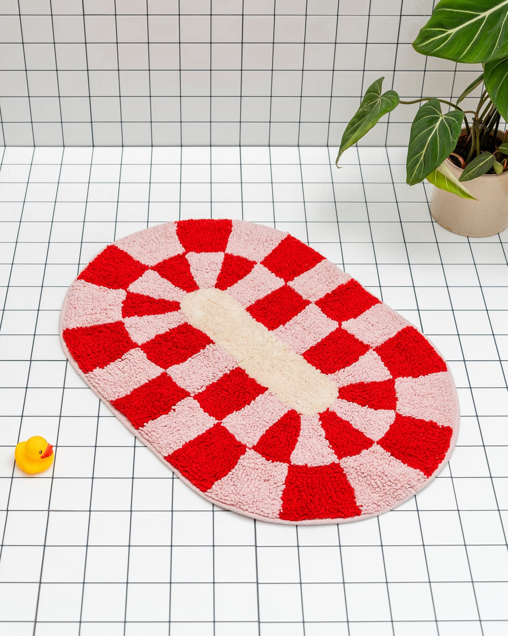 Tapis de bain Rita Rouge - vue 2